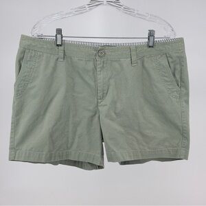 Women’s Casual Sage Green Cotton Shorts Size‎ 16 Bass Pro